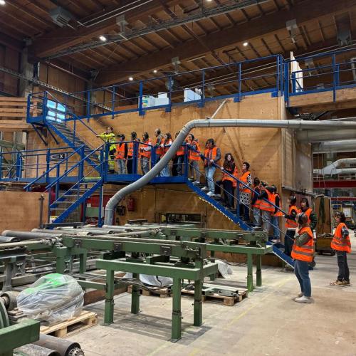 Betriebsbesichtigung Holz Pfeifer